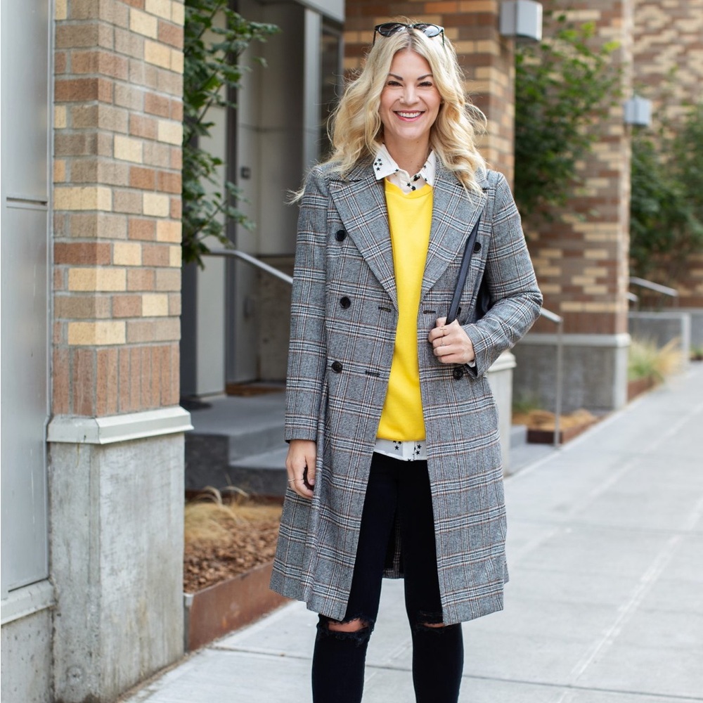 Nordstrom Check Trenchcoat